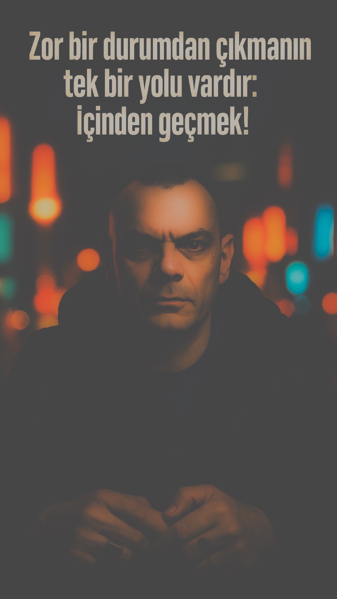 İbrahim Murat Gündüz: “Zor bir durumdan çıkmanın tek bir yolu vardır: içinden geçmek”