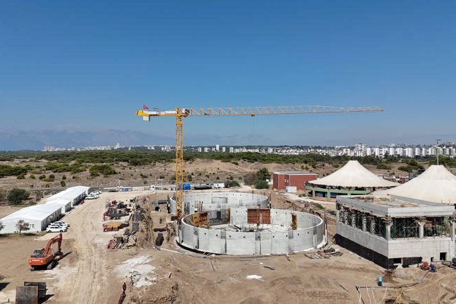 Lara Atıksu Arıtma Tesisi’nde çalışmalar tam gaz