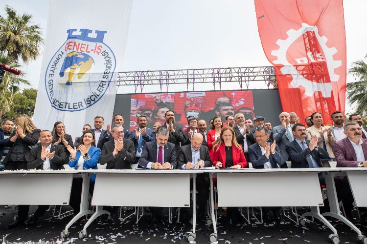 İzmir Büyükşehir Belediyesi şirketleri İZELMAN ve İZENERJİ bünyesinde çalışan yaklaşık