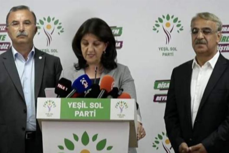 HDP Eş Genel Başkanı Pervin Buldan düzenlediği basın toplantısında “Erdoğan