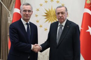 Cumhurbaşkanı Recep Tayyip Erdoğan, NATO Genel Sekreteri Jens Stoltenberg ile,