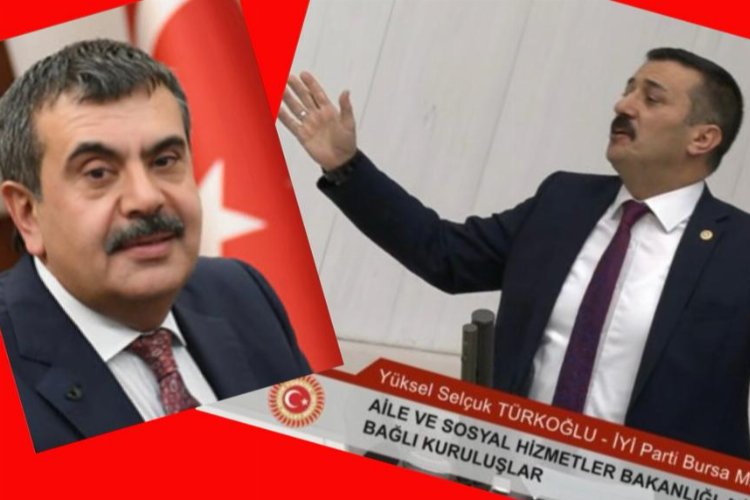 İYİ Parti Bursa Milletvekili Selçuk Türkoğlu, Milli Eğitim Bakanlığı bütçesiyle