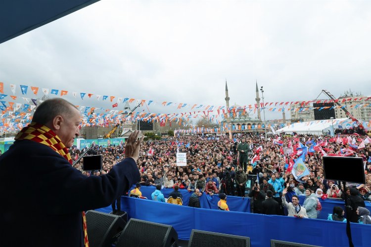 Büyük Kayseri Mitingi gerçekleştiren