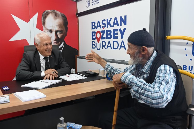 Bursa Büyükşehir Belediye Başkanı Mustafa Bozbey’in sorunları yerinde tespit edip