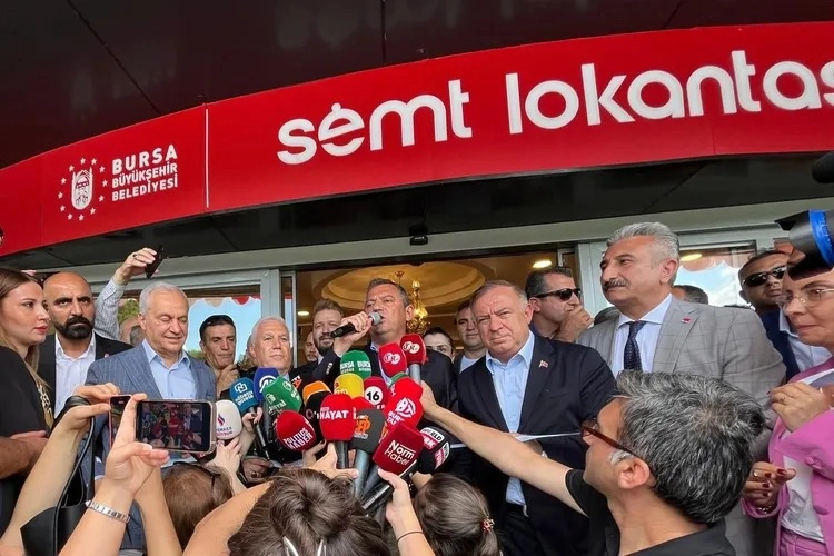 Bursa Büyükşehir Belediyesi tarafından yapılan ilk ‘Semt Lokantası’ CHP Genel