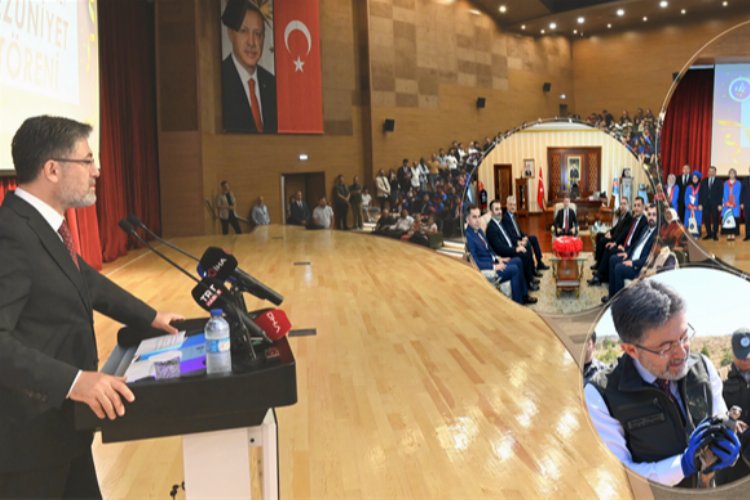 Tarım ve Orman Bakanı İbrahim Yumaklı, Kırıkkale Üniversitesi (KKÜ) Yüzüncü