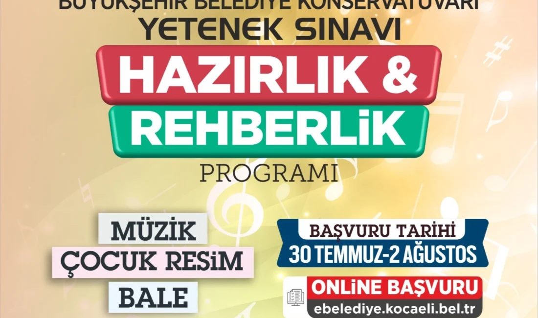 Öğrenciyi yetenek sınavlarına hazırlayacak olan programın başvuruları 30- Temmuz 2