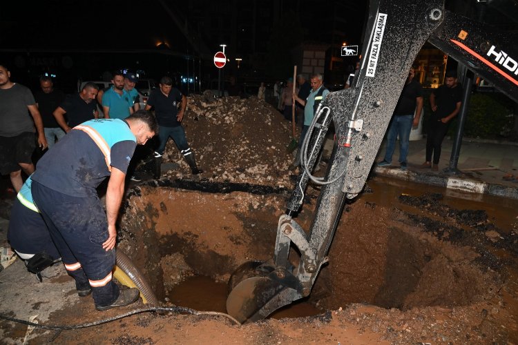 Manisa merkez mahalleleri besleyen ana isale hattının geçtiği Şehzadeler ilçesi