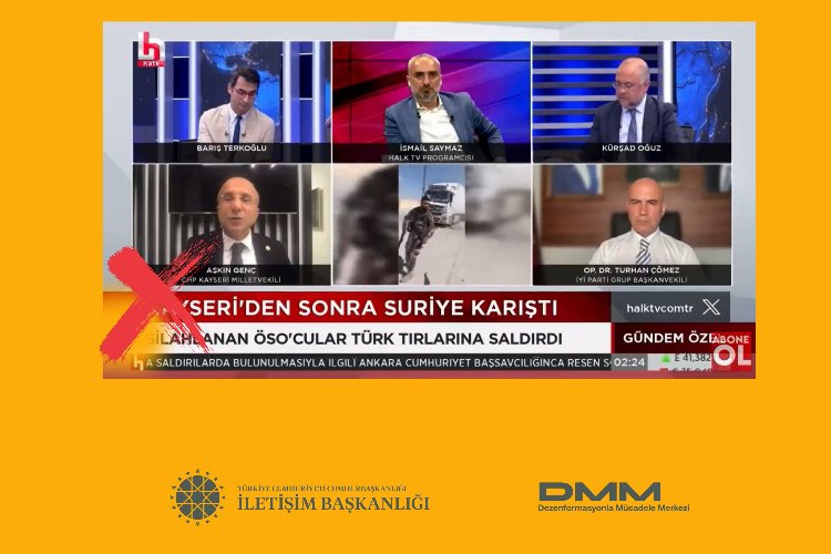 Bir televizyon programında öne sürülen, Suriyelilere vergi muafiyeti olduğu ve