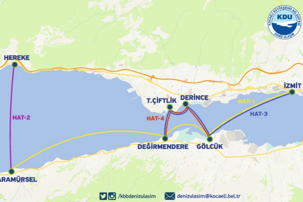 Kocaeli Büyükşehir, deniz ulaşımında 16 Eylül’den itibaren kış tarifesine geçecek