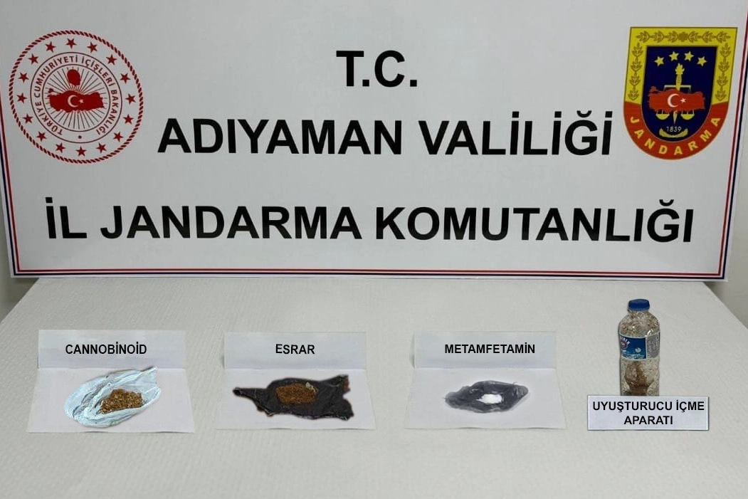 Adıyaman’da Jandarma Komutanlığı’nca il merkezi ve ilçelerinde uyuşturucu satıcı ve