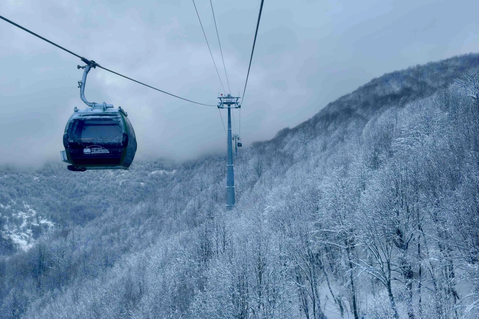 Kartepe teleferiğinde planlı bakım çalışmaları tamamlandı. Teleferik, 14 Aralık Cumartesi