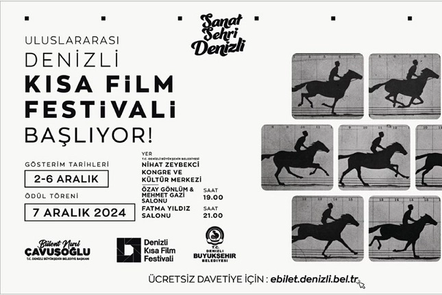 Denizli Büyükşehir Belediyesinin ilkini düzenlediği Uluslararası Denizli Kısa Film Festivali’nin