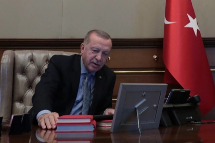 Cumhurbaşkanı Recep Tayyip Erdoğan, Nepal Başbakanı Sharma Oli ile bir